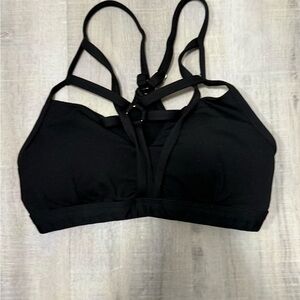 Bombshell Sportswear Black Strappy Sports Bra